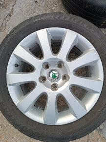 Orig. letní alukola Škoda Superb 1 7Jx16H2, 5x112, ET37 - 2