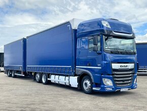 DAF XF 480 / TANDEMOVÁ SADA 120 M3 / PŘEPRAVNÍ / 7,75 M + 7, - 2