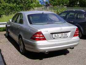 MERCEDES BENZ W220 orig. S 55 AMG, koupeno nové v ČR - 2