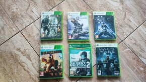 Hry 7ks CD Xbox 360 Halo, StarWars, Crysis 2 - 2