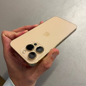 iPhone 13 Pro 128GB gold, pěkný stav, 12 měsíců záruka - 2