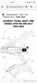 KTM SX/ exc 19-23’ nádrž, OEM - 2