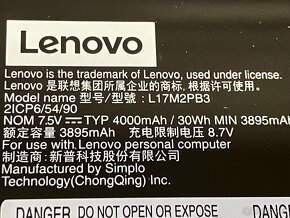 Originální baterie Lenovo L17M2PB3 - 2