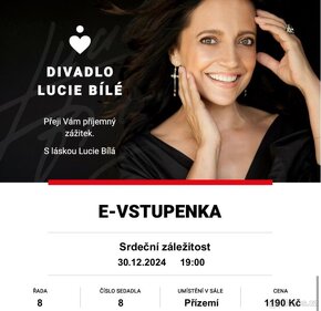 Srdeční záležitost - Divadlo Lucie Bílé - 2