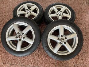 Originální alu kola Volkswagen r16,zimní pneu 5,5mm - 2