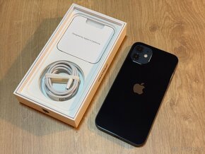 iPhone 12 64GB černý – perfektní stav, baterie 86% - 2