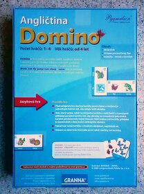 NOVÁ Jazyková hra DOMINO pro děti 4+ (Granna) - 2