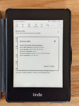 Amazon Paperwhite Kindle 6. gen čtečka knih 4GB + obal 2 - 2