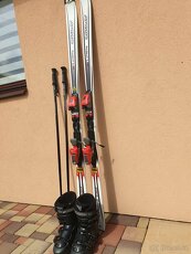 Lyže Atomic + Marker vázání + hůlky + lyžařské boty Nordica - 2