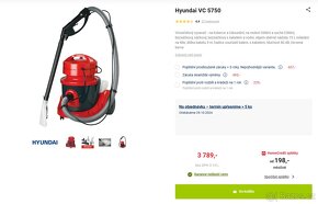 Vysavač na mokré čištění Hyundai VC 5750 - 2