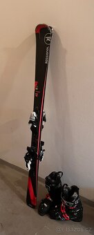 Lyže Rossignol 126 cm a lyžáky vel. 37 z Decathlonu - 2