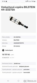 Vzduchová vzpěra Bilstein 44-232726 - 2