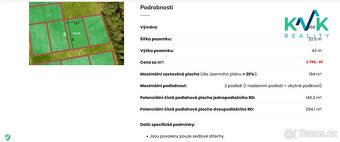 Prodej stavebního pozemku o výměře 968 m2, Ostrov - Květnová - 2