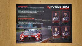 Crowdstrike Racing Mercedes AMG GT originální autogramy - 2