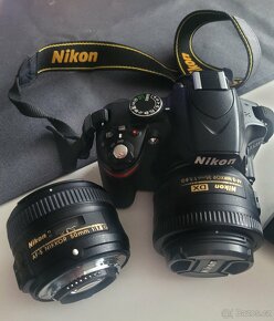 Profi fotoaparat Nikon D3200, plus navic objektiv Nikkor - 2