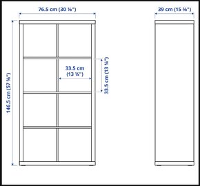 Prodám IKEA skříně a police - 2