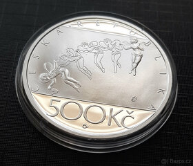 Stříbrná mince 500 Kč - 2012 - Narození Jiřího Trnky - PROOF - 2
