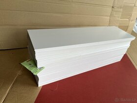 Bílá deska plast lehčené PVC Simona 50 x 14,5cm, tl.5mm - 2