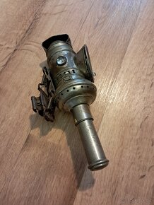 Svíčková lampa na historické kolo, cca 1910 - 2