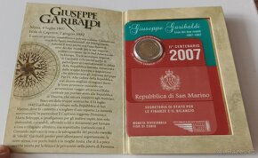 Pamětní mince 2 euro San Marino 2007 G. Garibaldi - 2