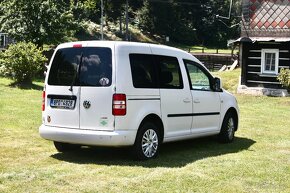 VW CADDY 2.0 CNG/BENZÍN 80KW, 2014 - 2