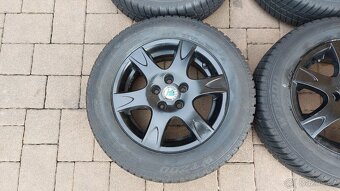 ALU zimní 14", ŠKODA, VW, SEAT, 5x100mm, pneu 185/65/14 - 2