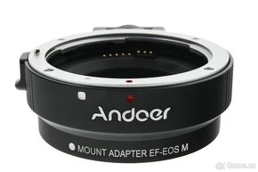 Adaptér / redukce Canon EF na Canon M AF Andoer - 2