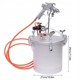 Malířská tlaková nádoba na barvu 10l - 2