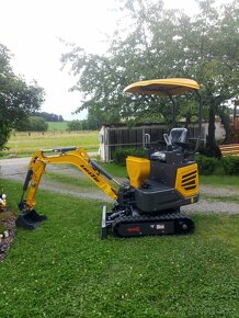 Minibagr Leite LT1012 , 1200 kg Diesel 1válec KOOP Joysticky - 2