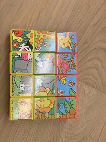 Vkládací kostky a puzzle v jednom - 2
