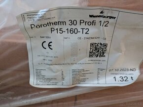 Cihly Porotherm 30 Profi 1/2 P15 - 2