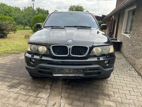 Bmw x5 e53 3.0d 135kw black sapphire metallic vůz na díly - 2