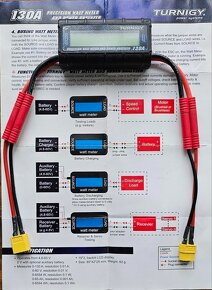 Nový Turnigy 130A wattmetr a analyzátor výkonu - 2