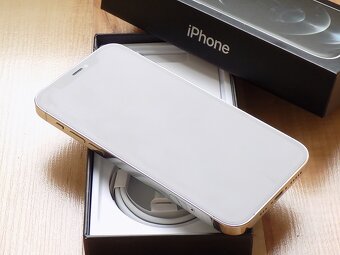 APPLE iPhone 12 Pro 256GB Silver - ZÁRUKA - TOP STAV - 2