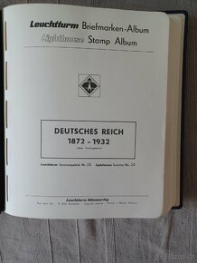 Poštovní známky - Album Deutsches Reich zasklene - 2