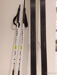 Dětské běžky Sporten 130 cm plus hůlky Leki 100 cm - 2