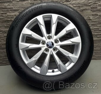 18" Originál Audi Q3 Tiguan Kodiaq 5x112 pneu Bridgestone - 2