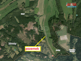 Prodej louky, 3549 m², Machov - 2