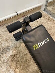 Prodám - Posilovací lavice - šikmá FitForce - 2