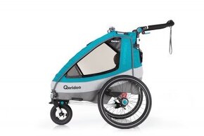 Odpružený vozík za kolo/sportovní kočárek Qeridoo Sportrex 1 - 2