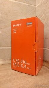 SONY 55-210mm nový + CPL filtr + kompletní krabice - 2
