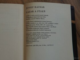 Lazar a píseň - Josef Kainar - 2