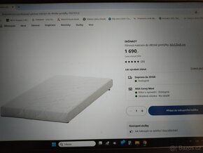 Dětská pěnová matrace Ikea 60x120 - 2