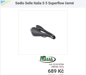 Zcela nové sedlo Selle Italia S5 - 2