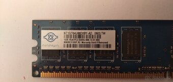 RAM Nanya NT1GT64U88D0BY-AD 1GB PC2-6400U - 2