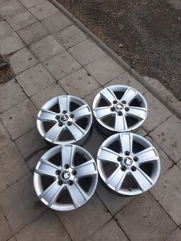 Alu kola 5x112, R15 original Škoda Octavia2 - 2