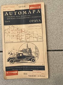 Hiistorická mapa Opava - z roku 1927 - 2