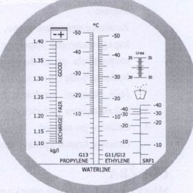 Refraktometr na fridex AdBlue ostřikovač elektrolyt auto - 2