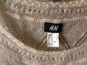 Lehké pletené šaty H&M vel. XL (oversize) boho hippie styl - 2