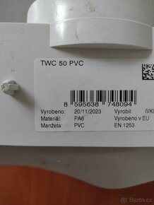 Balkónový chrlič s integrovaným PVC límcem o průměru 50 mm - 2